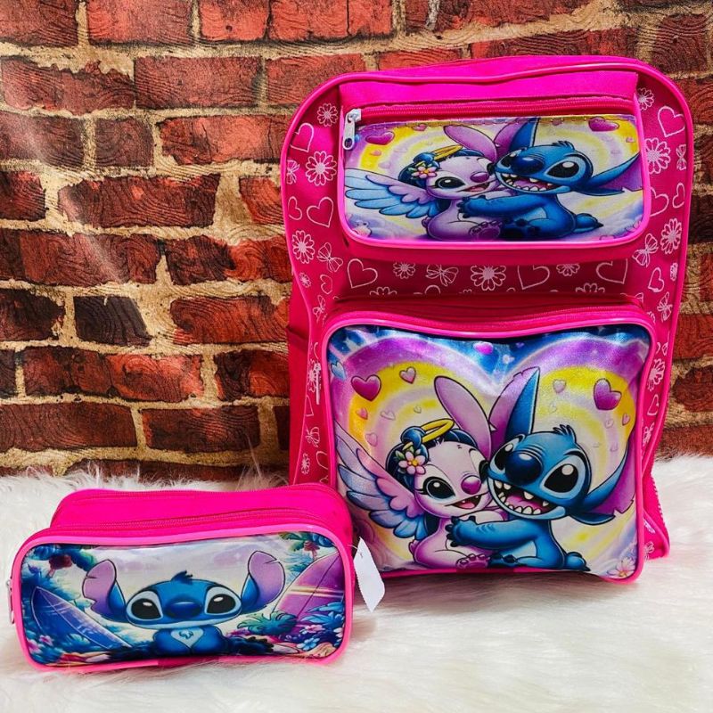 Kit Mochila + Estojo Infantil - Volta as Aulas - Kaype Store