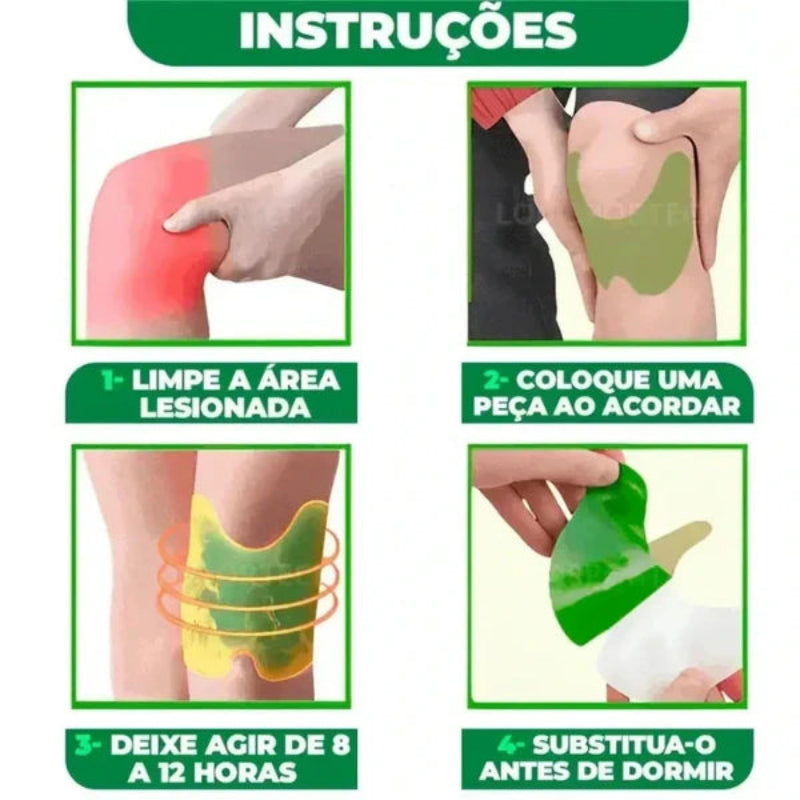 Knee Patch – Adesivo de Bem-Estar para Joelho com Design Confortável e Uso Diário