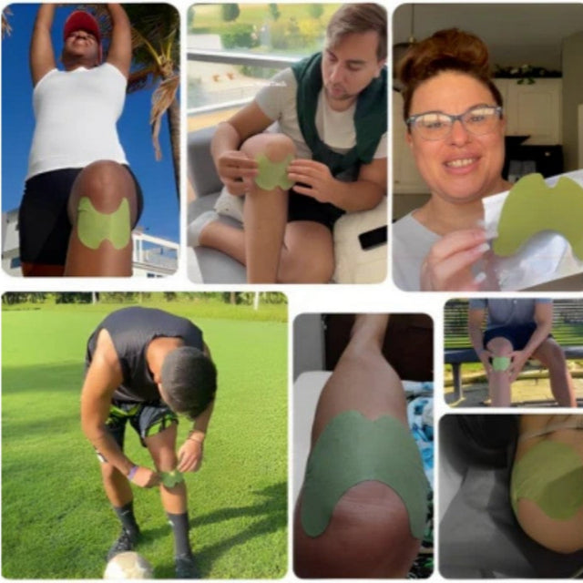 Knee Patch – Adesivo de Bem-Estar para Joelho com Design Confortável e Uso Diário