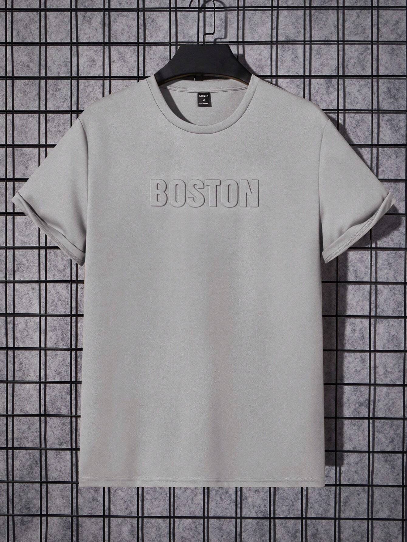 Camiseta Masculina Boston em Alto Relevo - Kaype Store