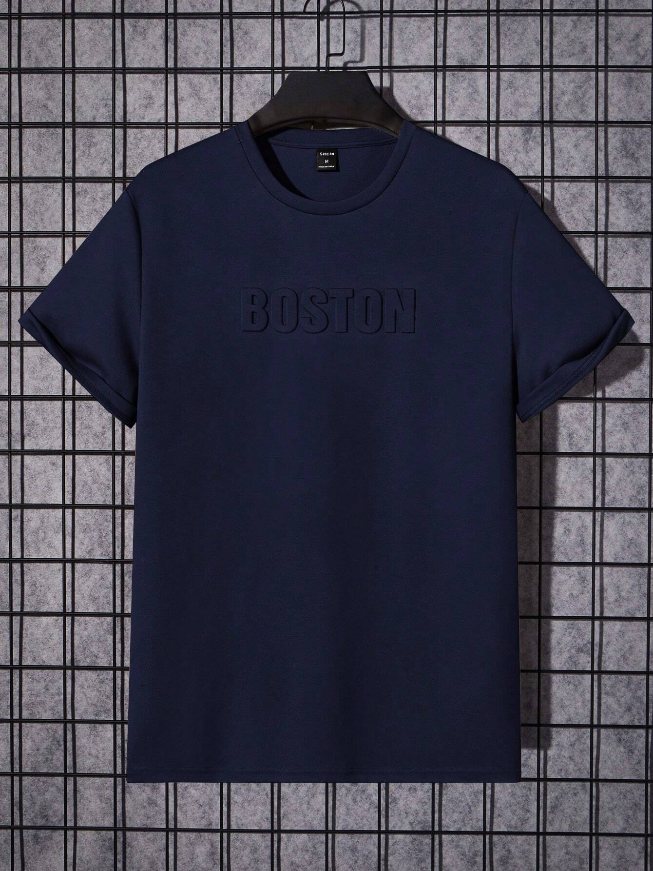 Camiseta Masculina Boston em Alto Relevo - Kaype Store