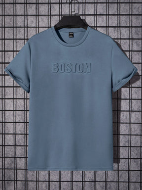 Camiseta Masculina Boston em Alto Relevo - Kaype Store