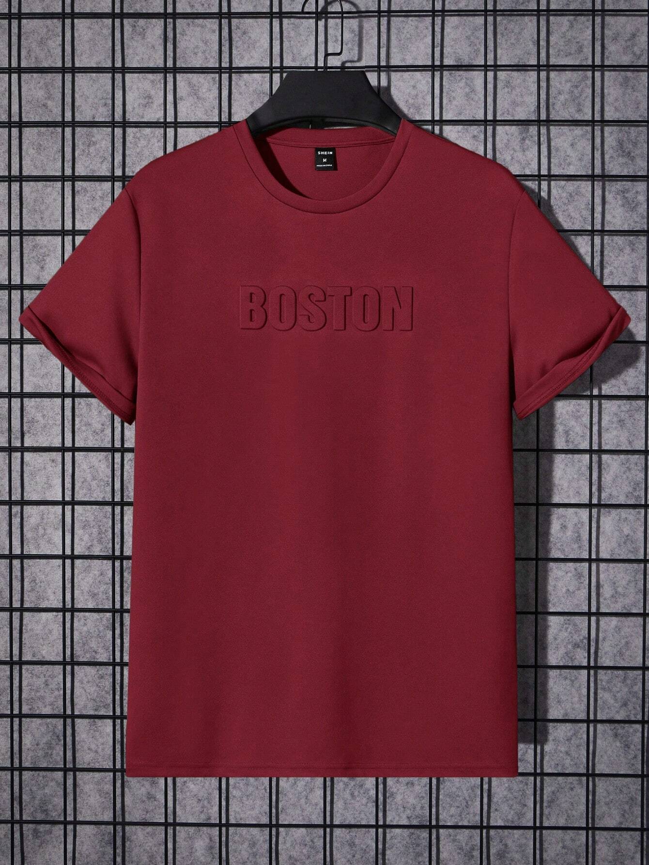 Camiseta Masculina Boston em Alto Relevo - Kaype Store