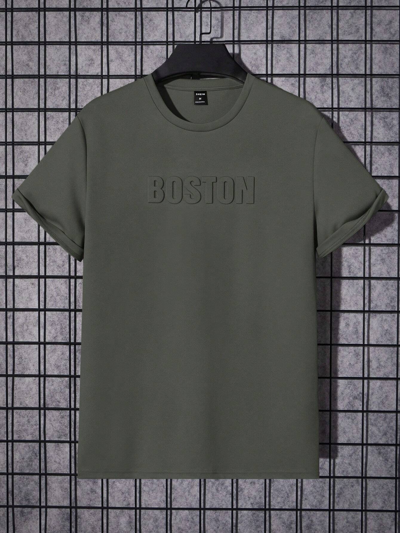 Camiseta Masculina Boston em Alto Relevo - Kaype Store
