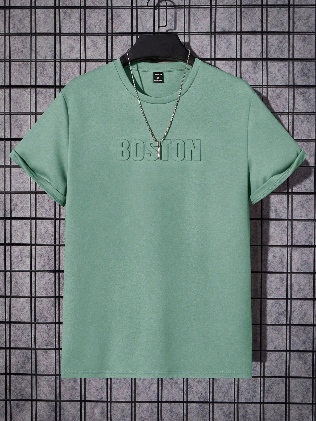 Camiseta Masculina Boston em Alto Relevo - Kaype Store