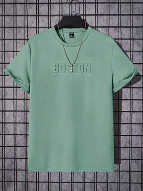 Camiseta Masculina Boston em Alto Relevo - Kaype Store