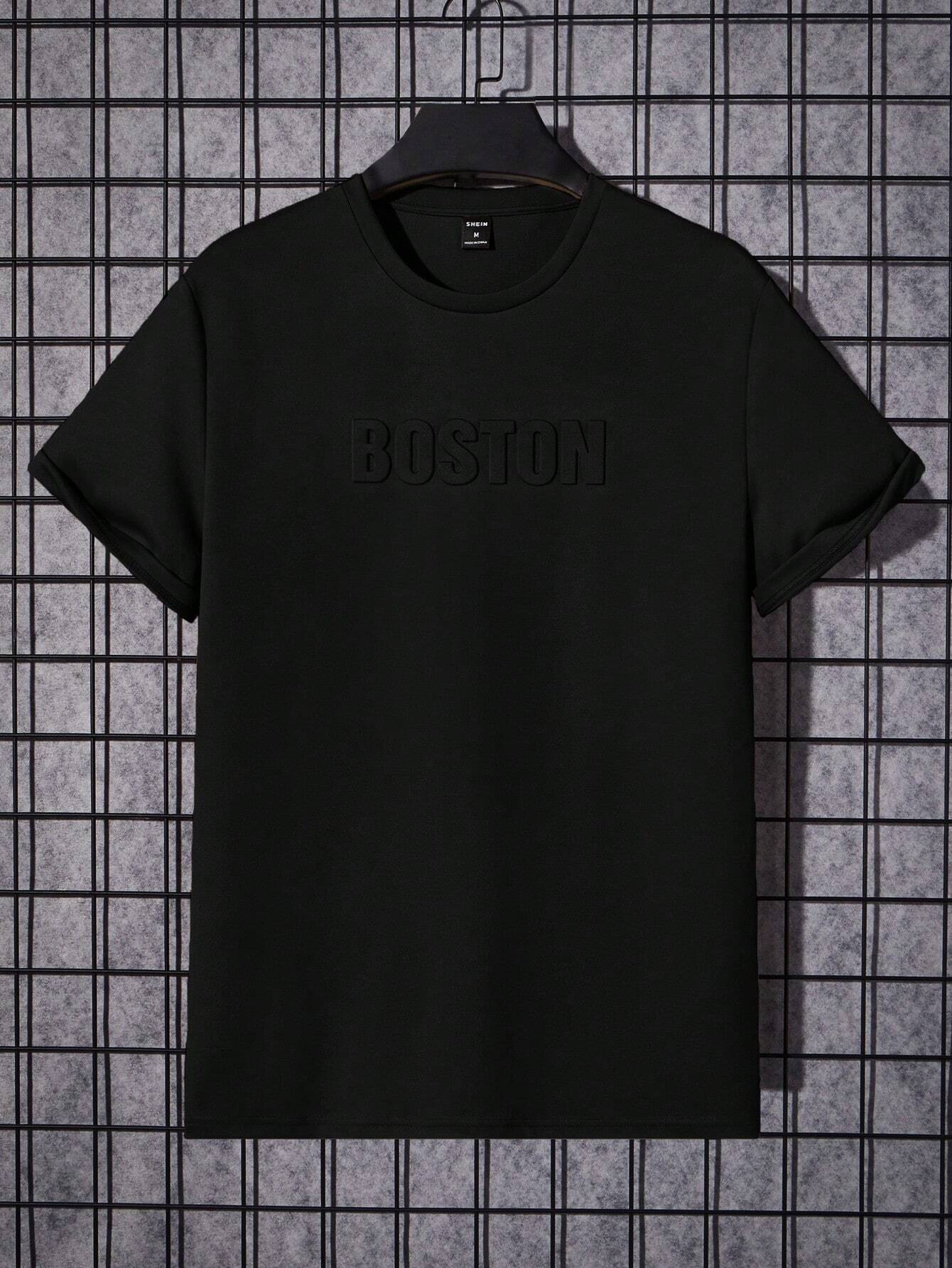 Camiseta Masculina Boston em Alto Relevo - Kaype Store