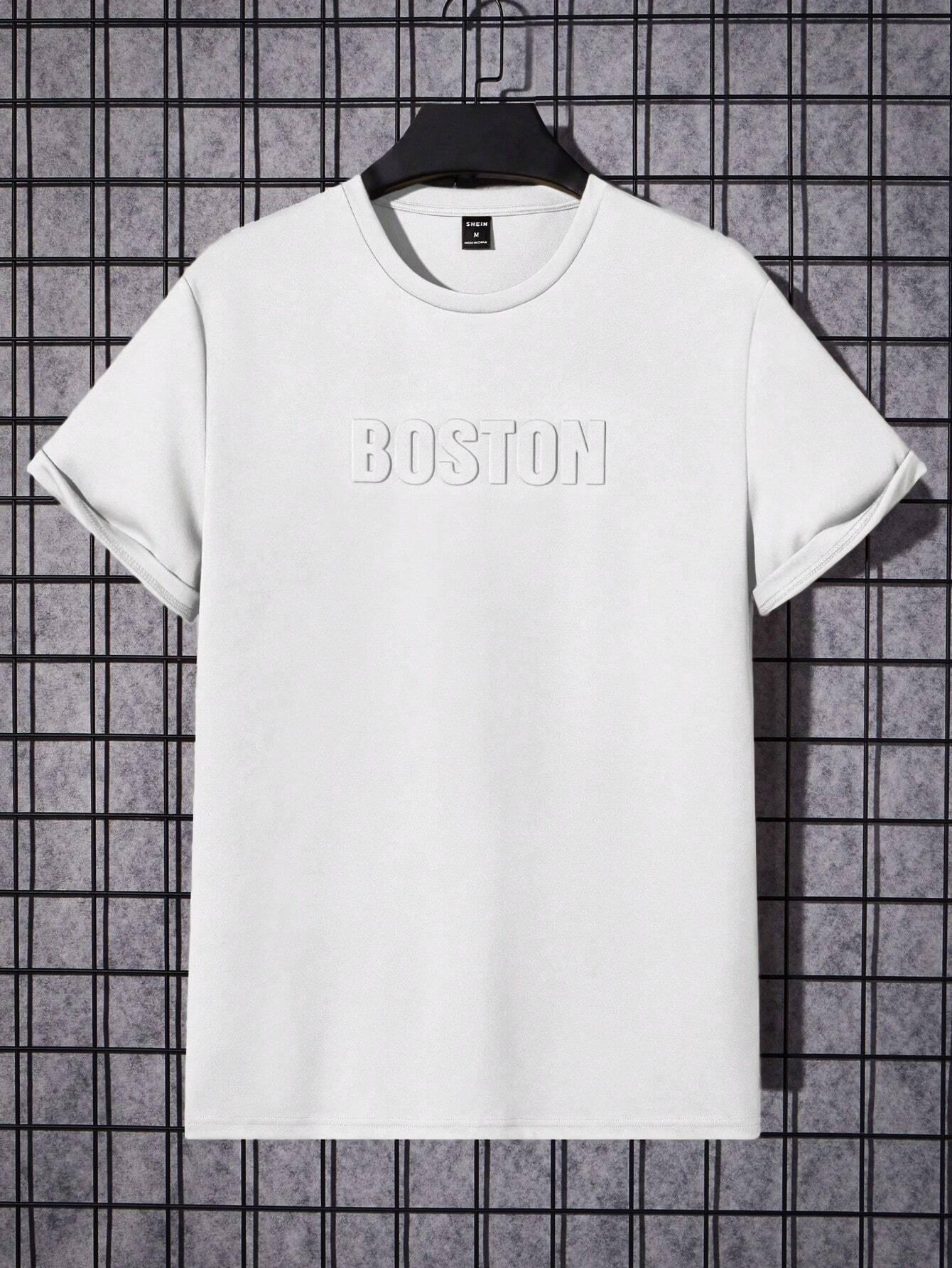 Camiseta Masculina Boston em Alto Relevo - Kaype Store