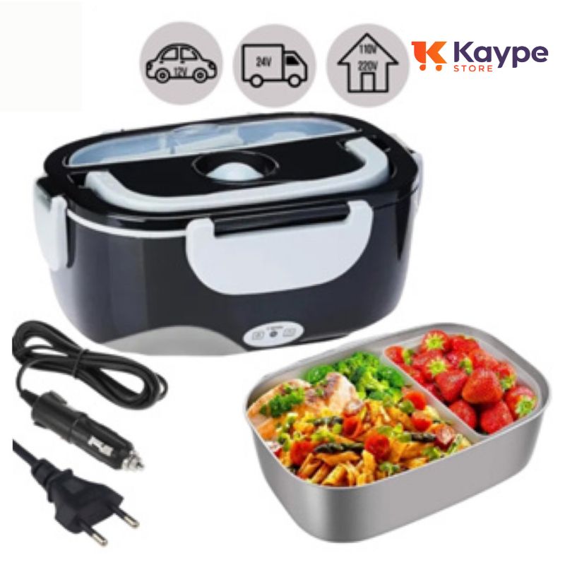 Marmita Elétrica Bivolt - Aquece em 30 Min | 110V/220V e 12V/24V | Kaype Store