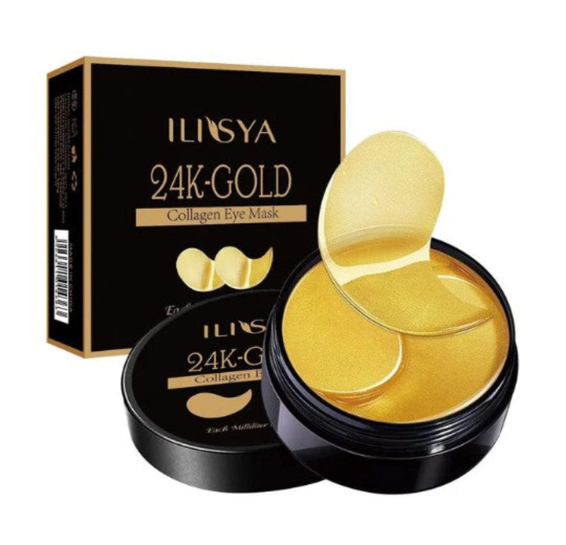 Máscara de Colágeno 24K Gold Para Olhos 60 Unid - Hidratação e Rejuvenescimento Imediato