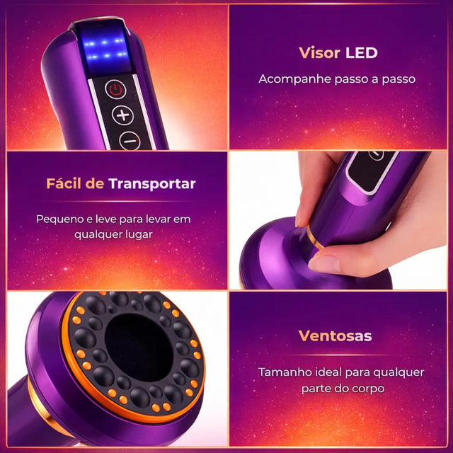 Massageador Anticelulite Pro Com Cabeça Infravermelha - Kaype Store