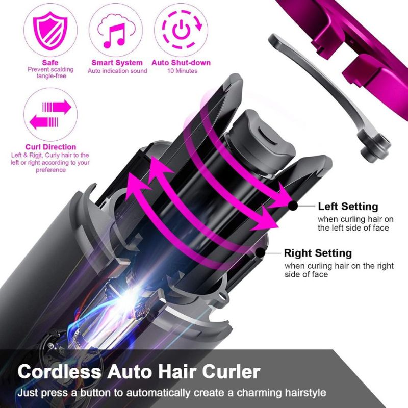 Modelador de Cabelo Automatico Sem Fio - Kaype Store