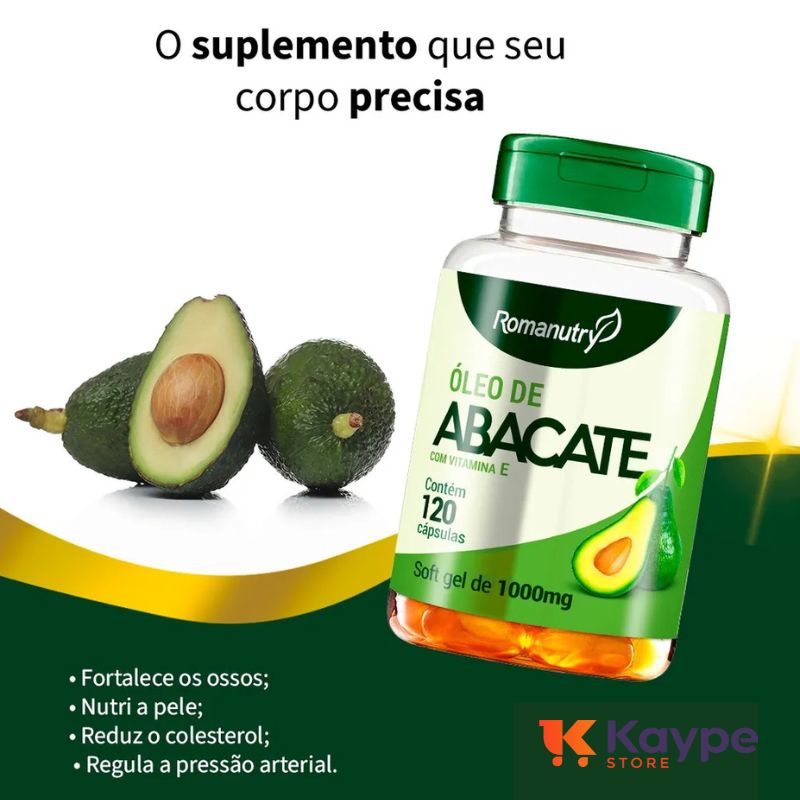 Óleo de Abacate com Vit. E | Kaype Store