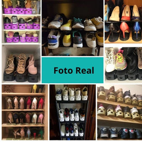 Organizador de Sapatos e Tenis com Regulagem de Altura - Kit com 10 - Kaype Store