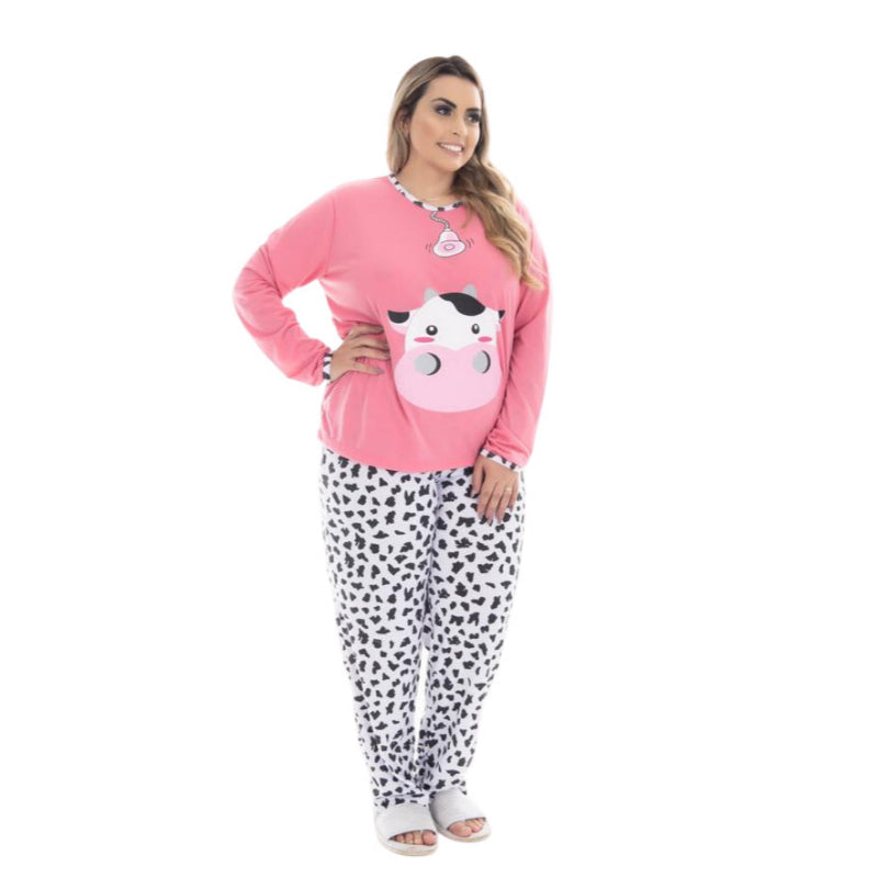 Pijama de Frio Feminino Longo - Inverno - Kaype Store