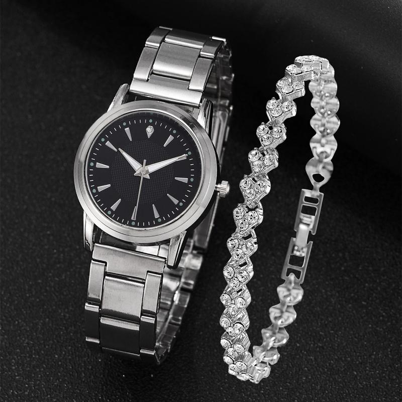 Relógio Quartzo Feminino com Pulseira Premium