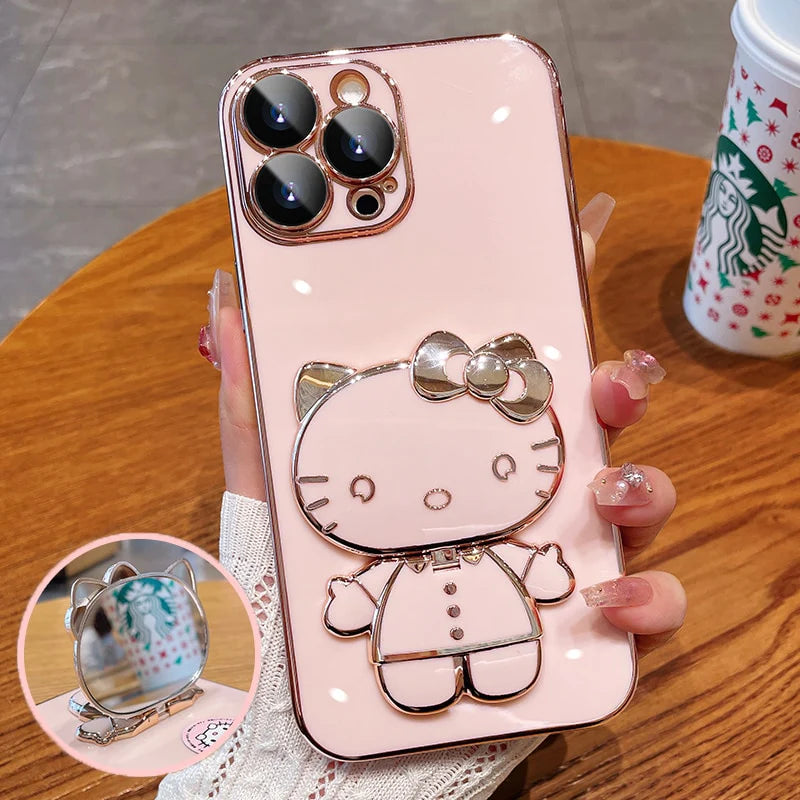 Case Hello Kitty Capa Espelhada para Celular - Kaype Store
