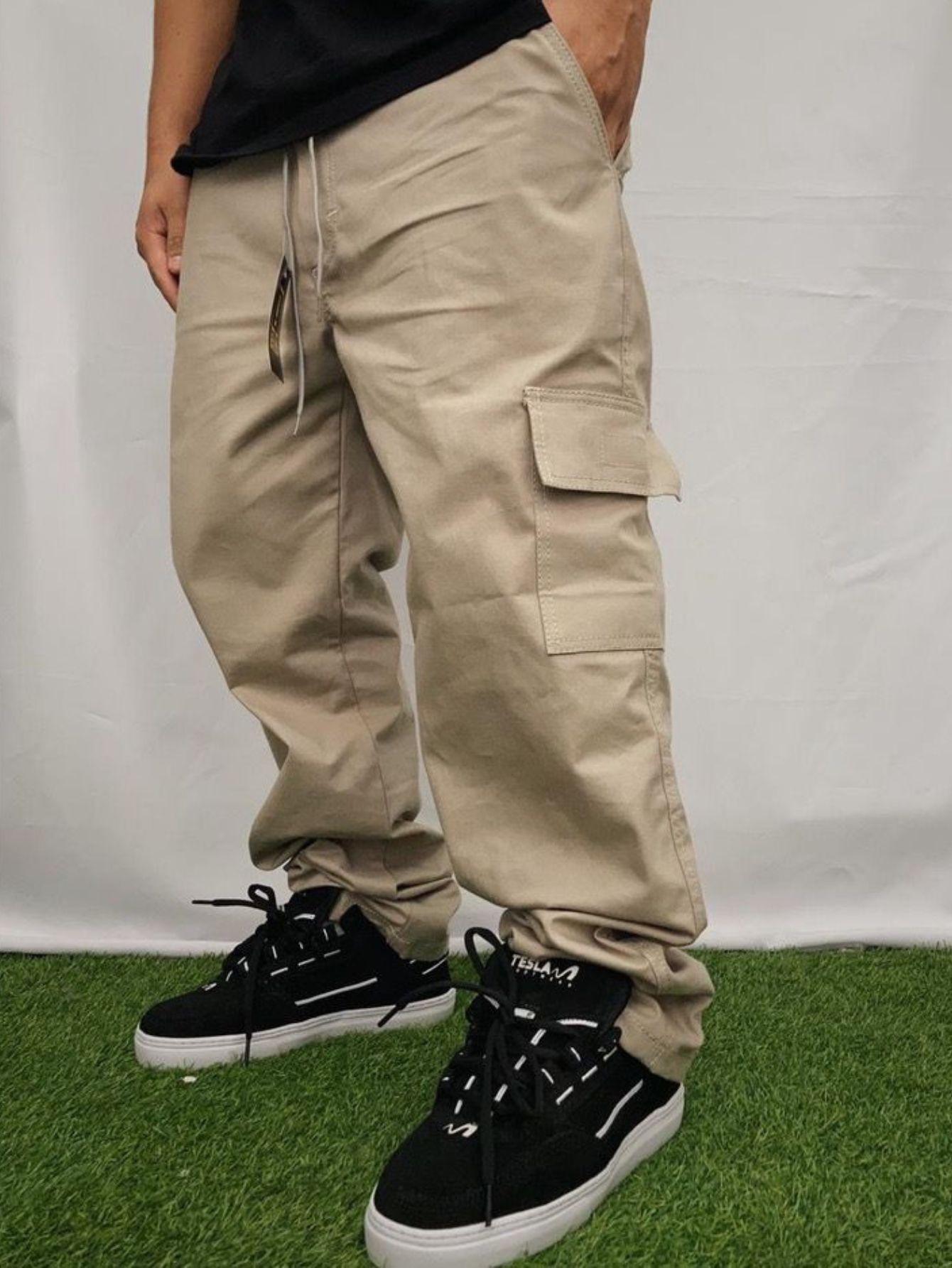 Calça Cargo Masculino com Bolso Lateral - Kaype Store