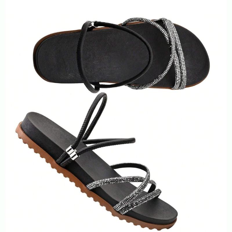 Sandália Papete Birken Brilho Feminina 2 em 1 - Kaype Store