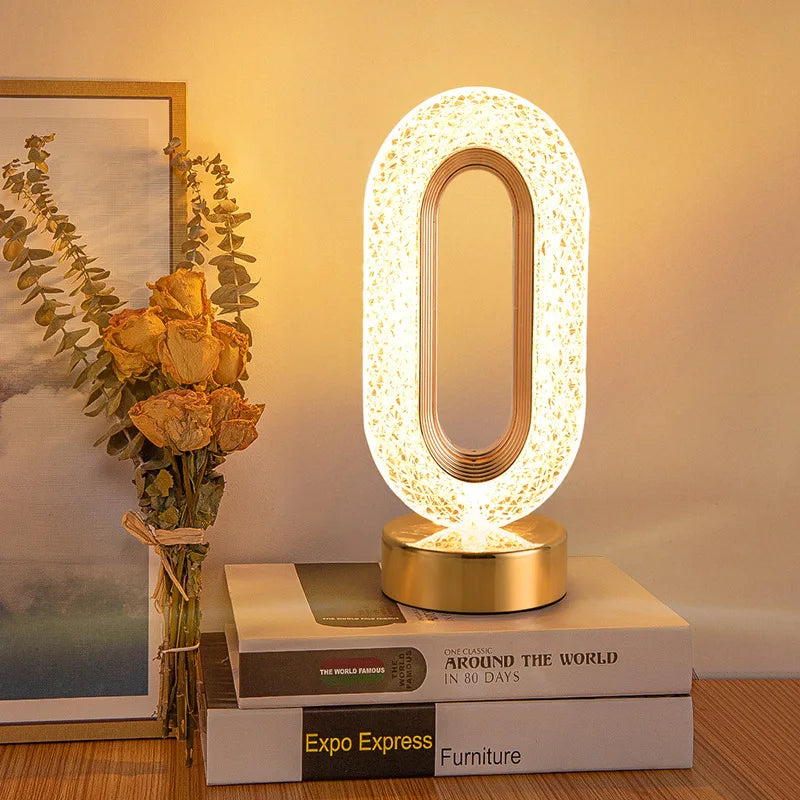 LUMINÁRIA NORDICA DE MESA DIAMANTE MODERNO PREMIUM - Kaype Store