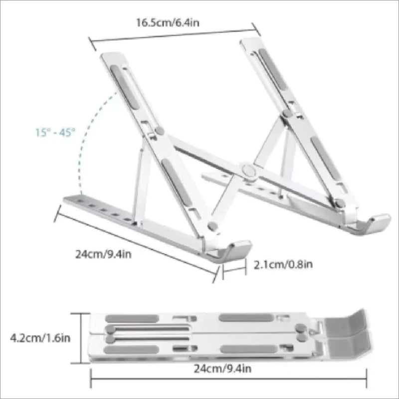 Suporte Ergonômico Dobrável e Portátil para Notebook - Kaype Store