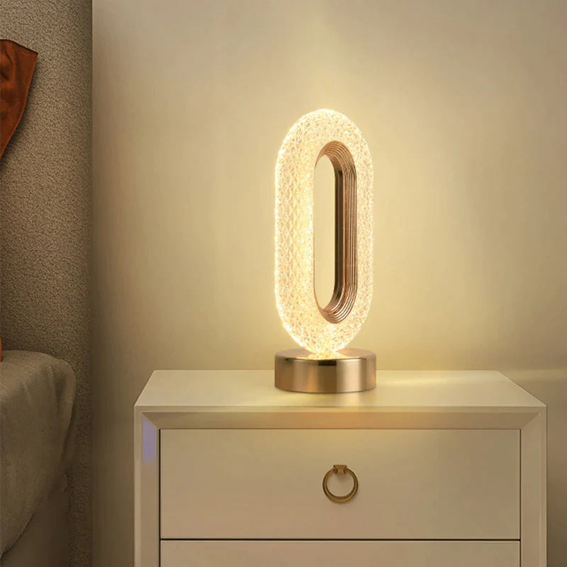 LUMINÁRIA NORDICA DE MESA DIAMANTE MODERNO PREMIUM - Kaype Store