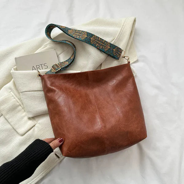 Bolsa de Couro Vintage Feminina Modelo Amélie - Kaype Store