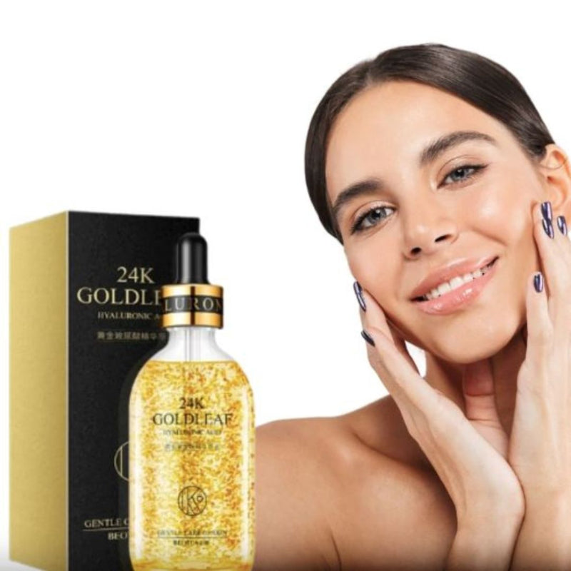 Serum Anti-Envelhecimento 24K Ouro Niacinamida e acido Hialuronico - Kaype Store
