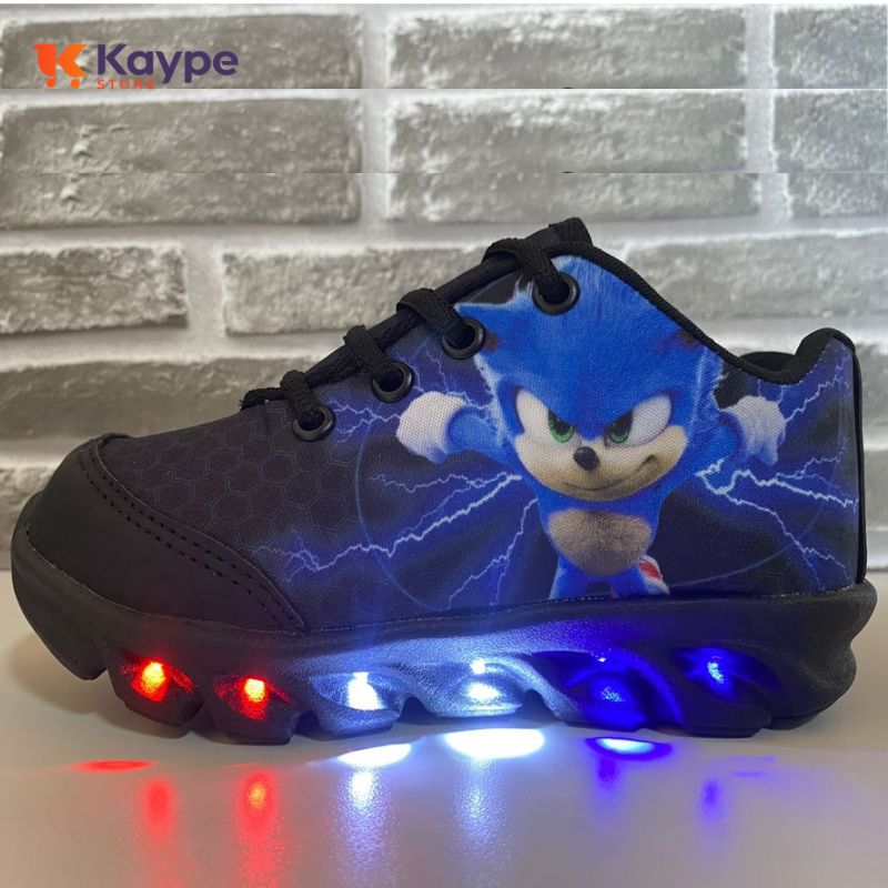 Tenis de Luzinha Infaltil LED Sonic - Kaype Store