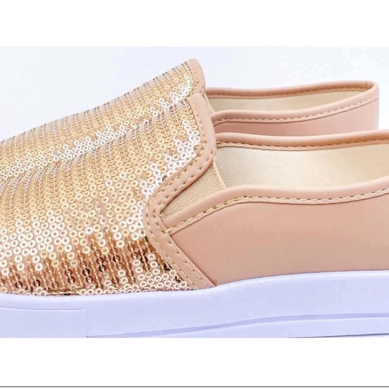 Tenis Feminino Casual Slip On Brilhante - Kaype Store 