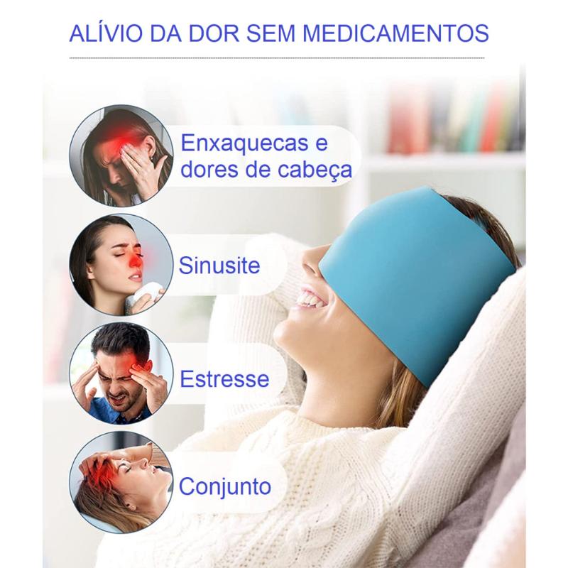 Touca Mascara Anatomica Para Aliviar Enxaqueca - Kaype Doctor - Kaype Store