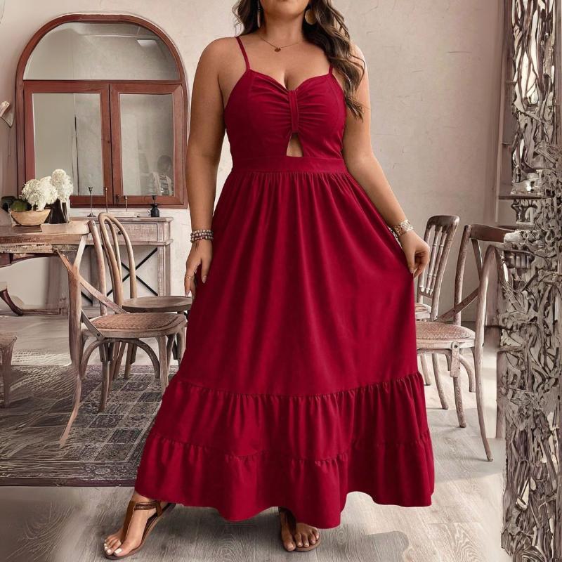 Vestido Acinturado Soltinho Plus Size - Lenore - Kaype Store