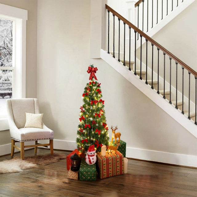 arvore de Natal Decorada Completa – Enfeites + Pisca | Kaype Store