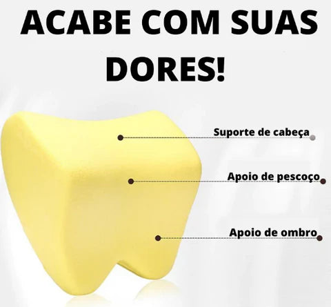 AutoRelax | Apoio de Pescoço Para Carro – Conforto Premium e Alívio Instantâneo