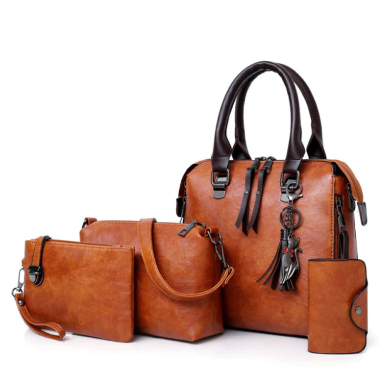 Bolsa de Couro Feminina - Pague 1 Leve 4 - Kaype Store