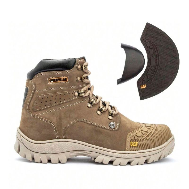Bota Coturno Masculino Couro Legítimo com Biqueira de Segurança - Conforto e Estilo