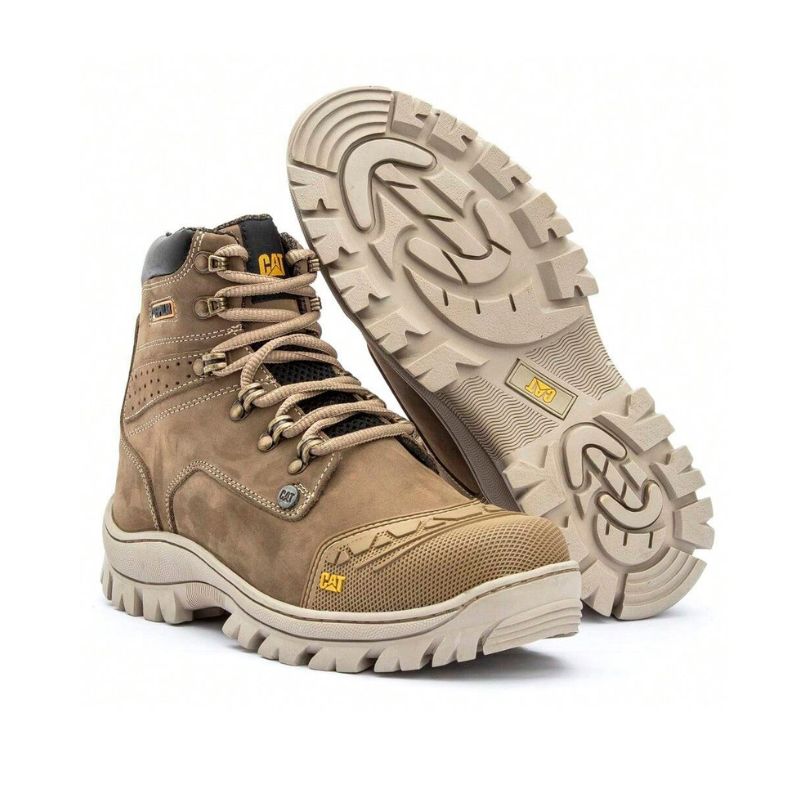Bota Coturno Masculino Couro Legítimo com Biqueira de Segurança - Conforto e Estilo