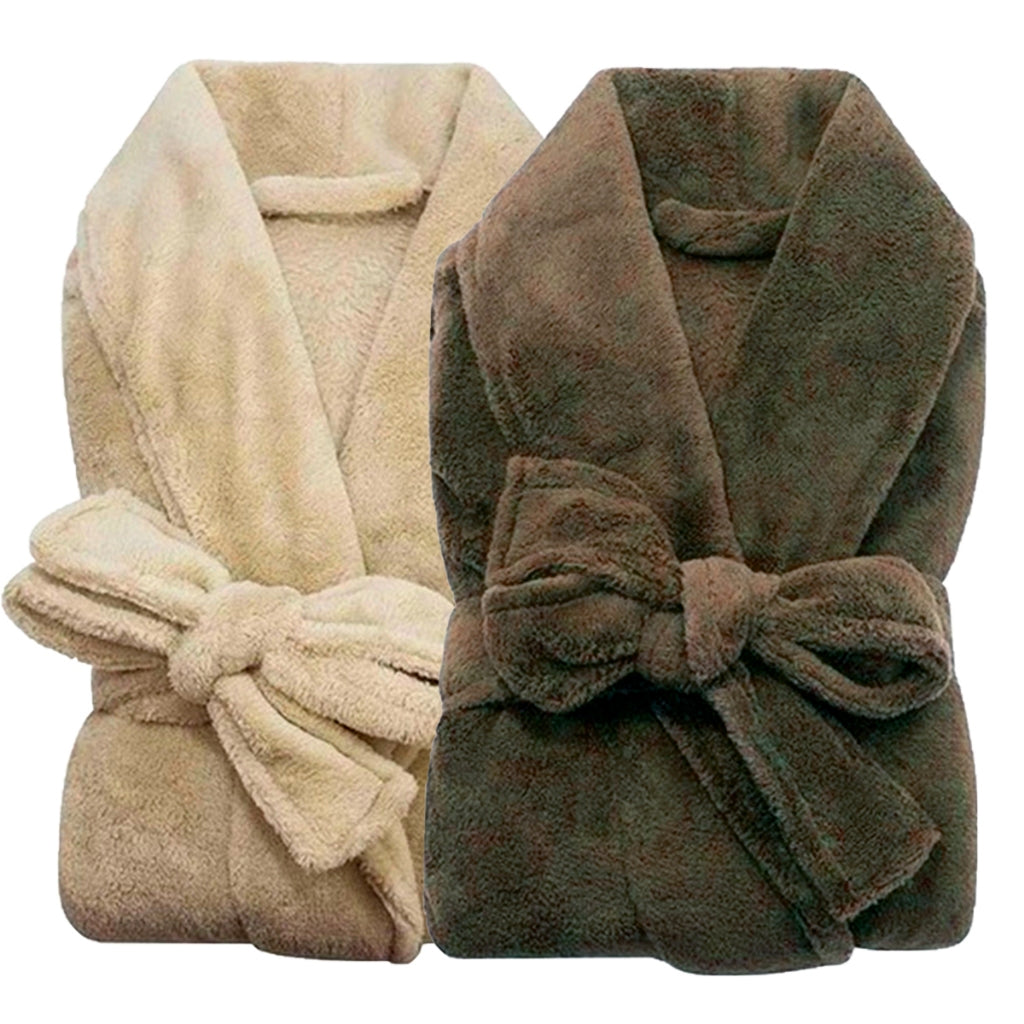 Kit 2 Roupão Microfibra Casal - Kaype Store