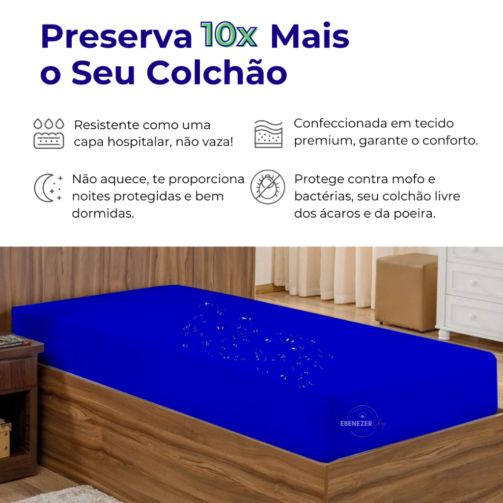 Capa Colchão Impermeável Antialérgica - Protetor Segura Xixi | Kaype Store