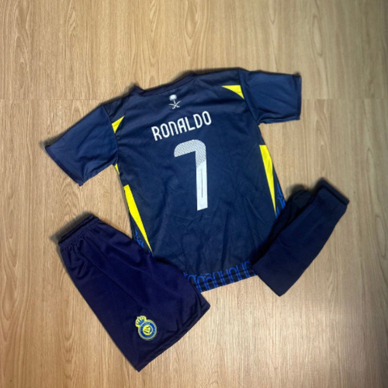 Conjunto Infantil Al Nassr - CR7 | Camiseta e Shorts