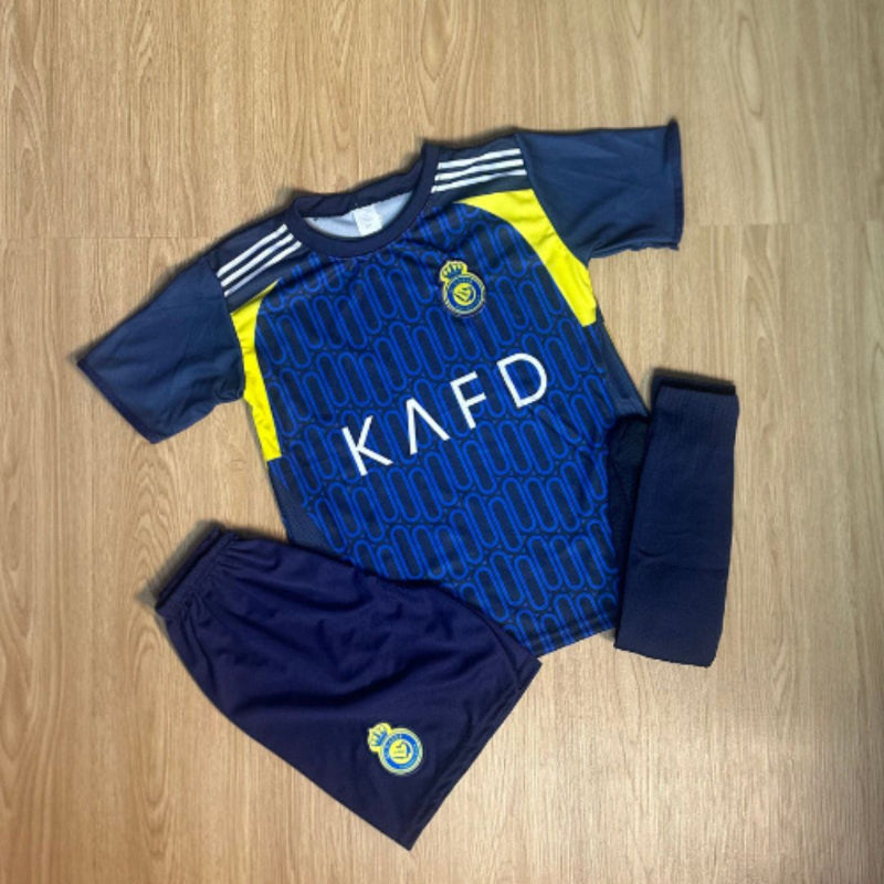 Conjunto Infantil Al Nassr - CR7 | Camiseta e Shorts 