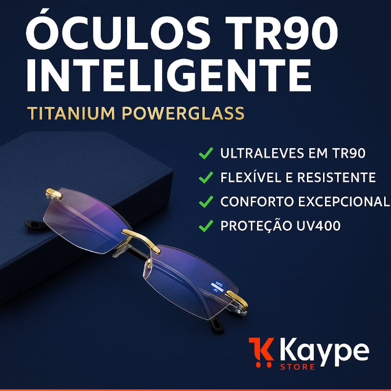 Óculos TR90 Original Inteligente Titanium PowerGlass – Kaype Store