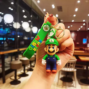 Chaveiro Super Mario - Luigi, Mario, Yoshi, Peach, Donkey Kong