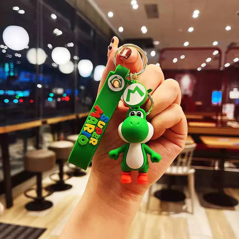 Chaveiro Super Mario - Luigi, Mario, Yoshi, Peach, Donkey Kong