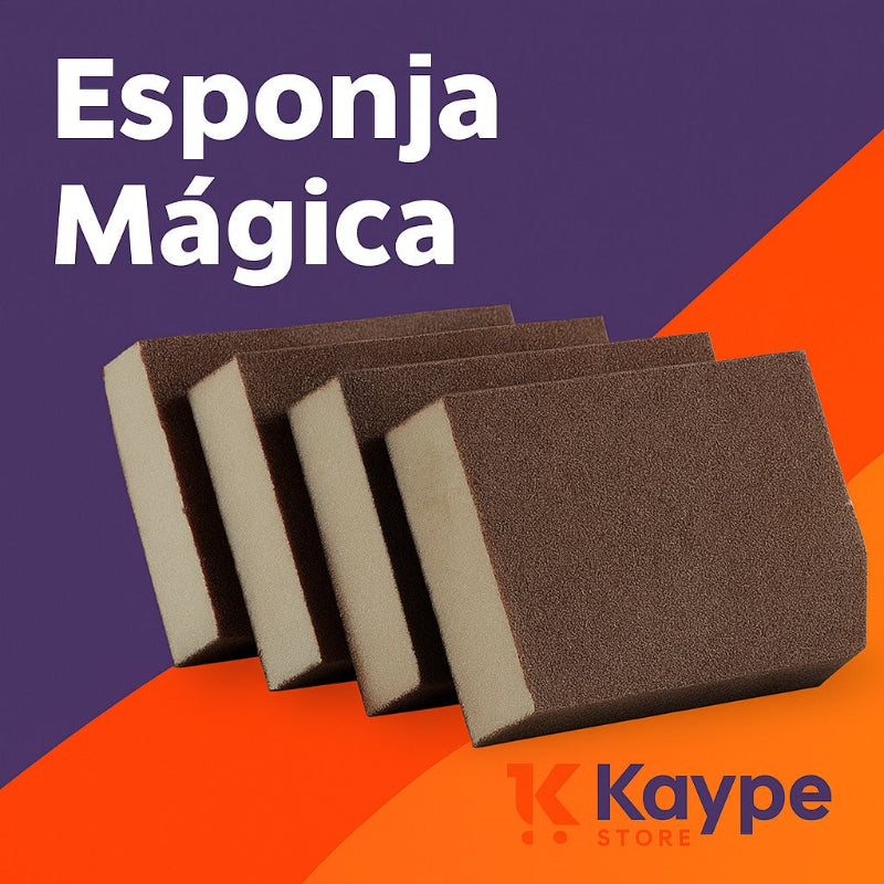 Esponja Mágica de Melamina – Limpeza Sem Químicos com Apenas Água | Kaype Store
