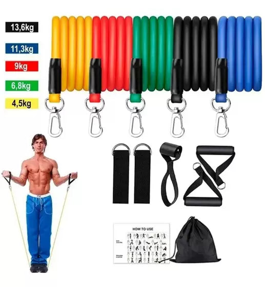 Kit Premium de Elástico Extensor para Exercício - Kaype Store