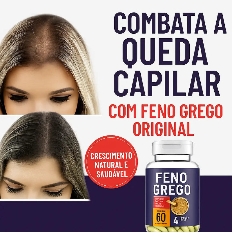 Feno Grego Original – Fortalecimento Capilar e Crescimento Saudável | Kaype Store