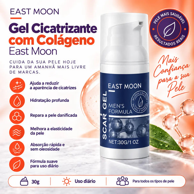Gel Cicatrizante com Colágeno East Moon 30g para Cicatrizes