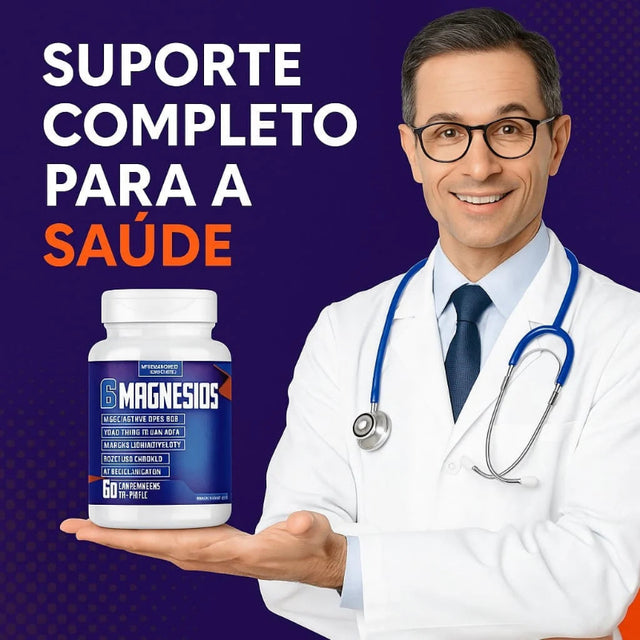Magnésio 6 em 1 Original – Qualidade Premium | Kaype Store