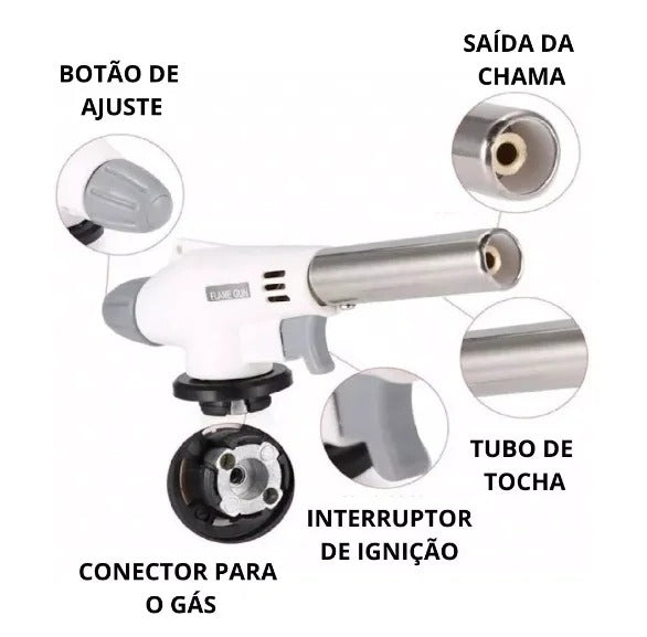 Maçarico Culinário para Cozinha e Confeitaria - Kaype Store